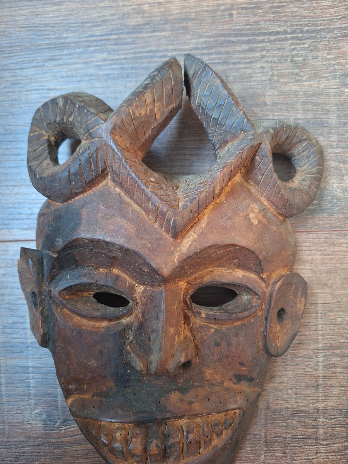 Old Nepalese wooden mask