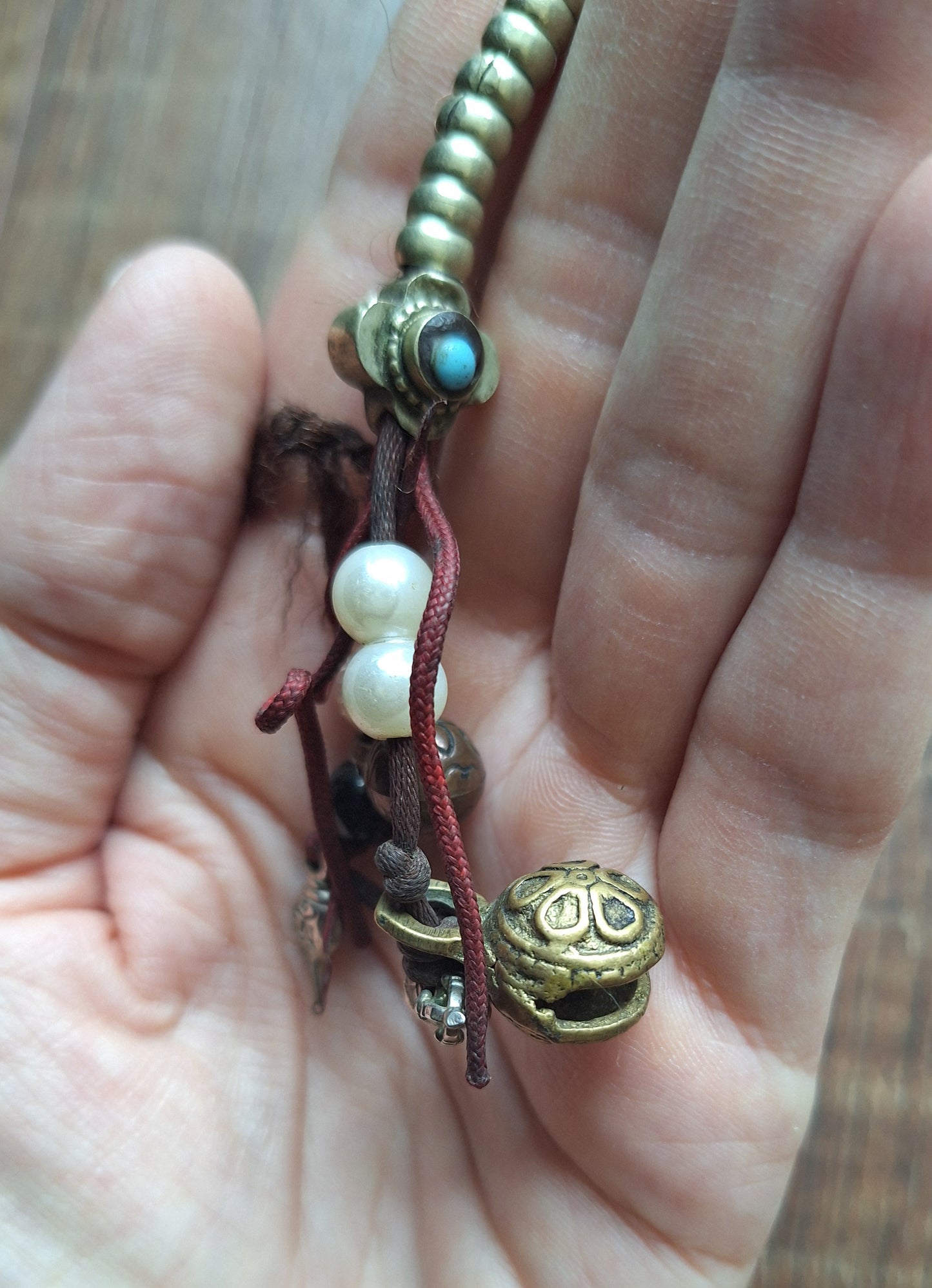 Vintage mala counters, crafting set