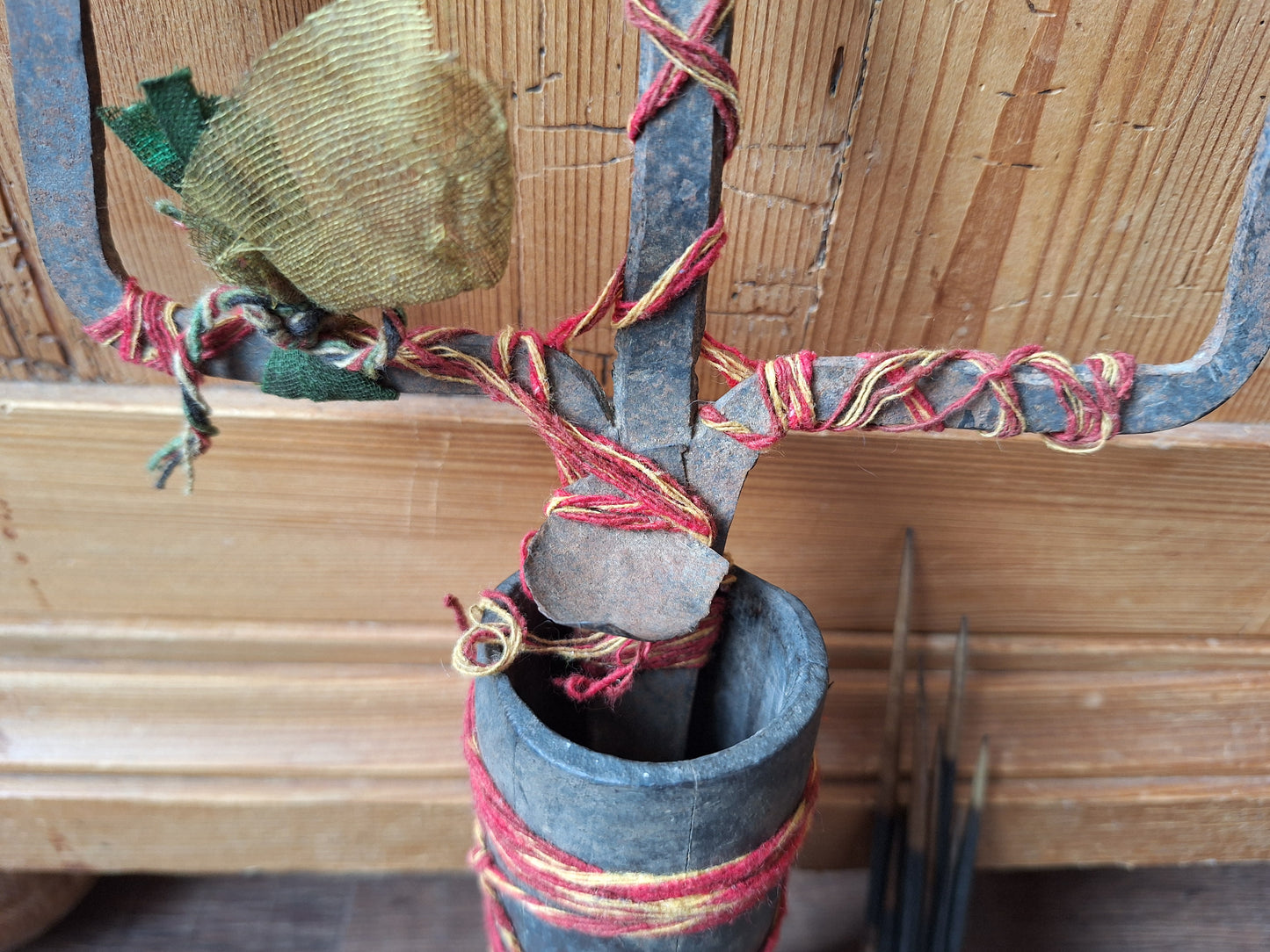 Old Nepalese shamanic trident set #1