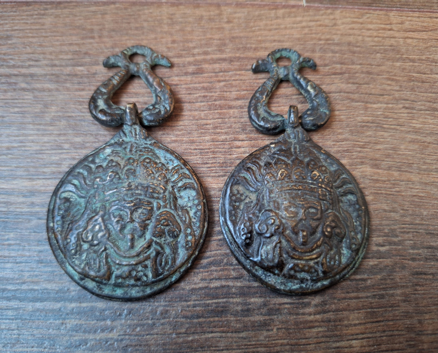 Old Nepalese melong Kali en Si Pa Ho 43 millimeters