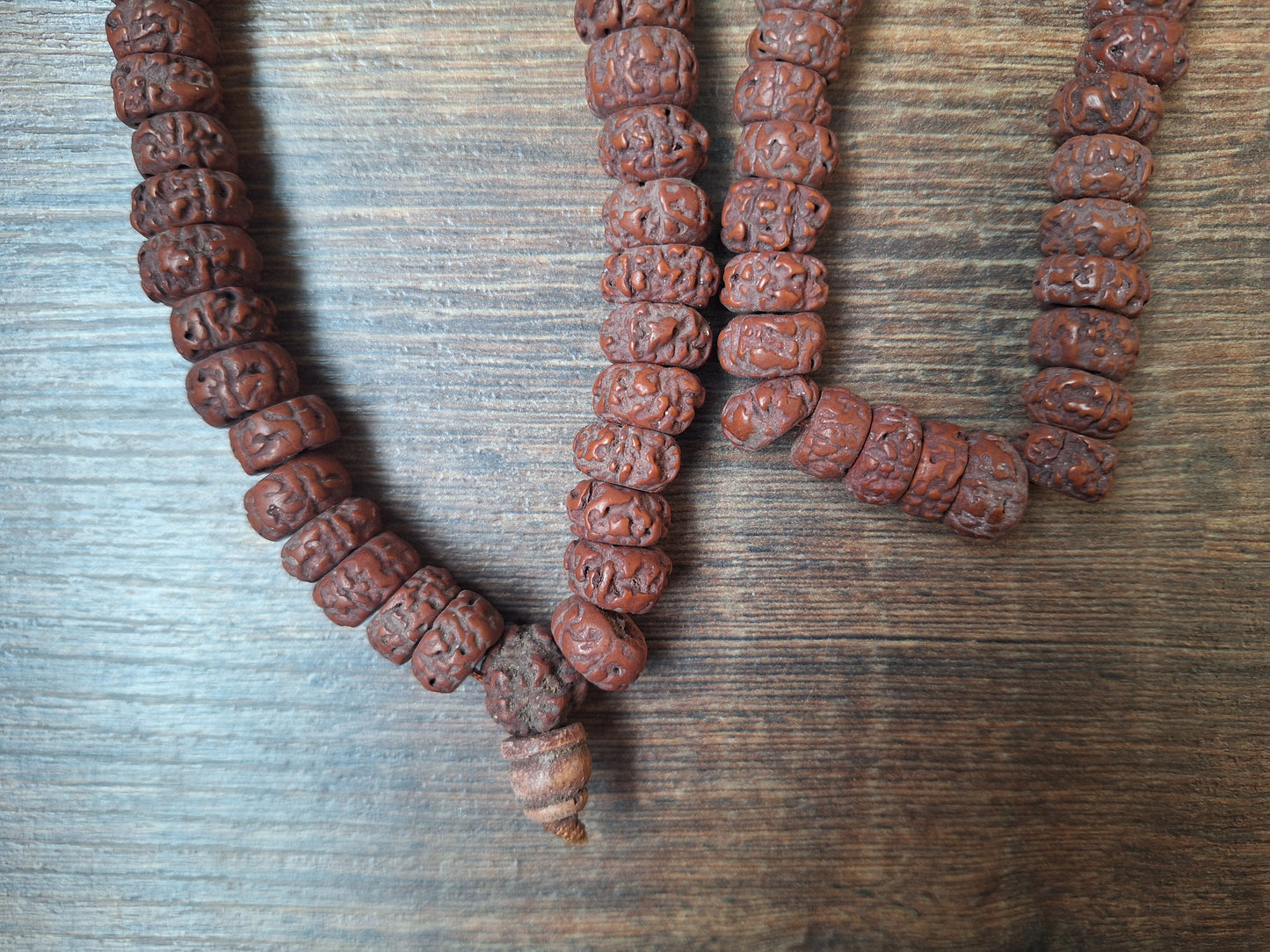 Vintage Nepalese rudraksha mala #21
