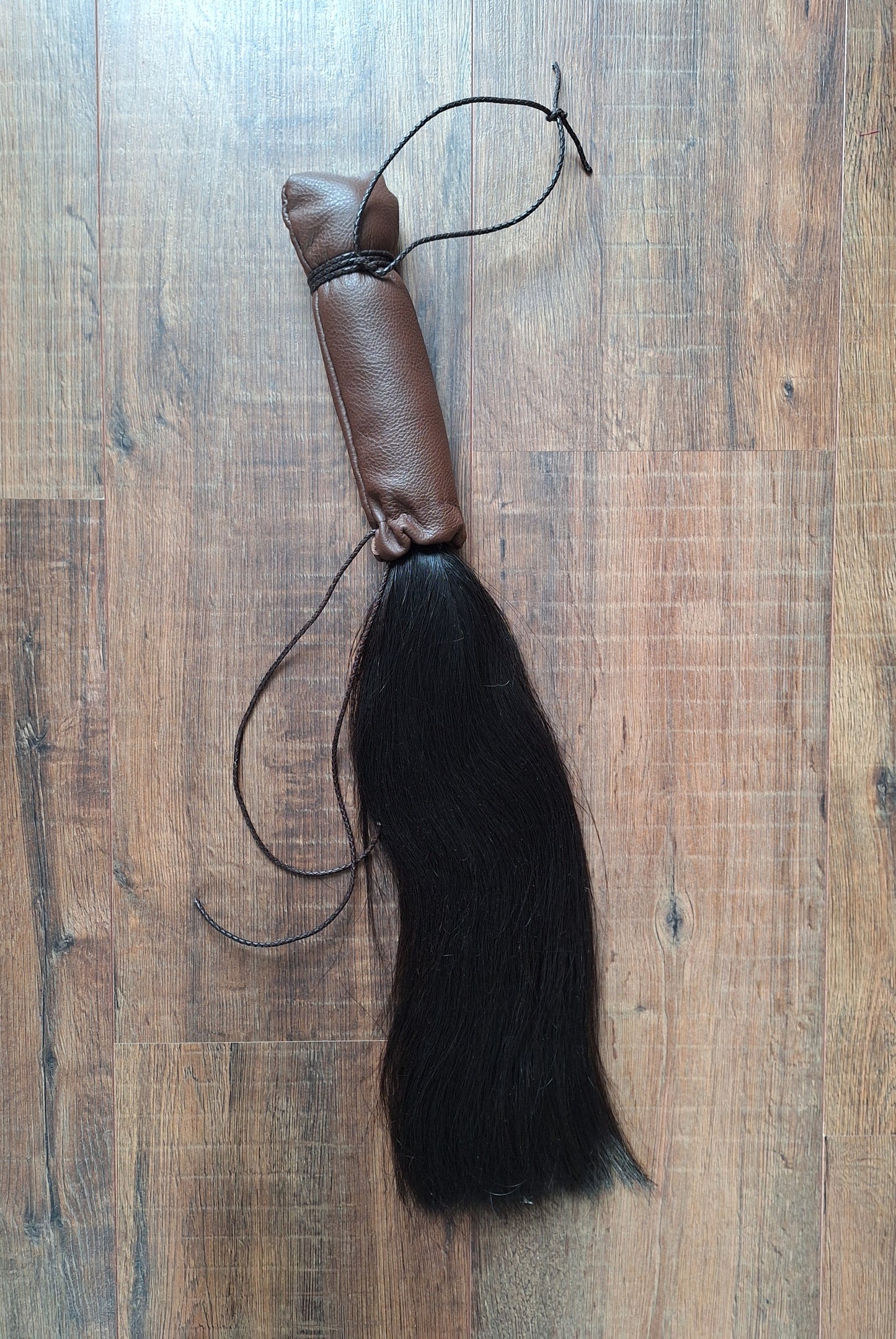 Horse tail shamanic whip