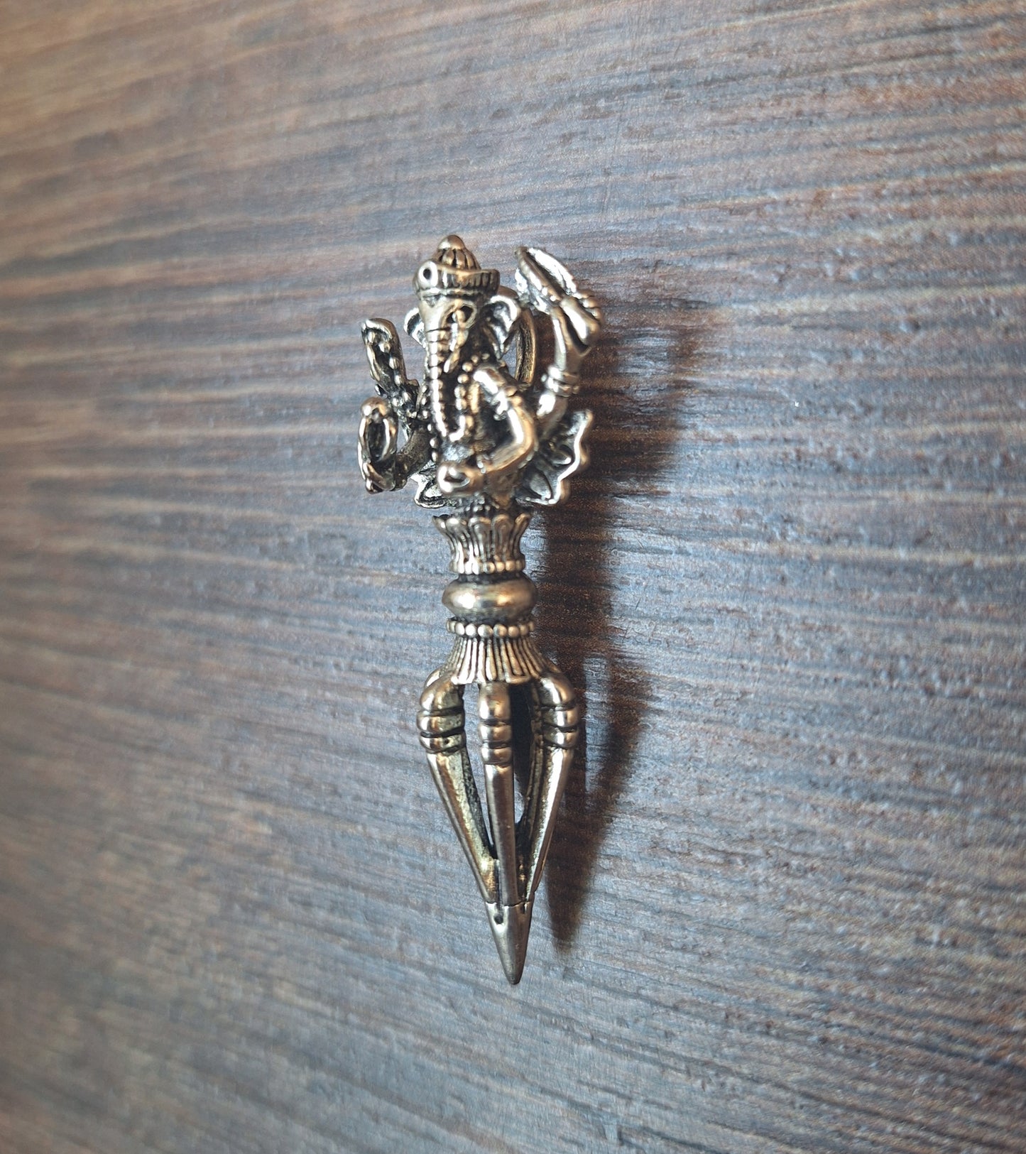 Alpaca metal pendant Ganesha