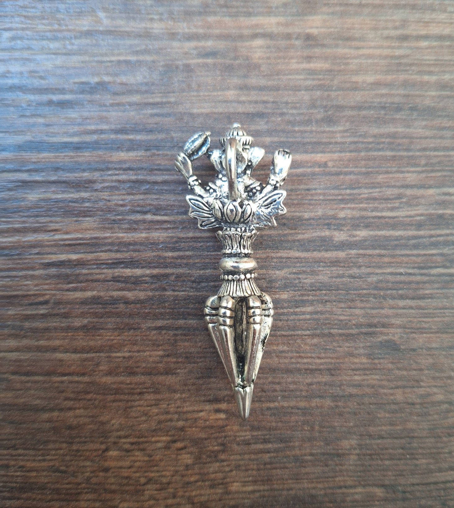 Alpaca metal pendant Ganesha