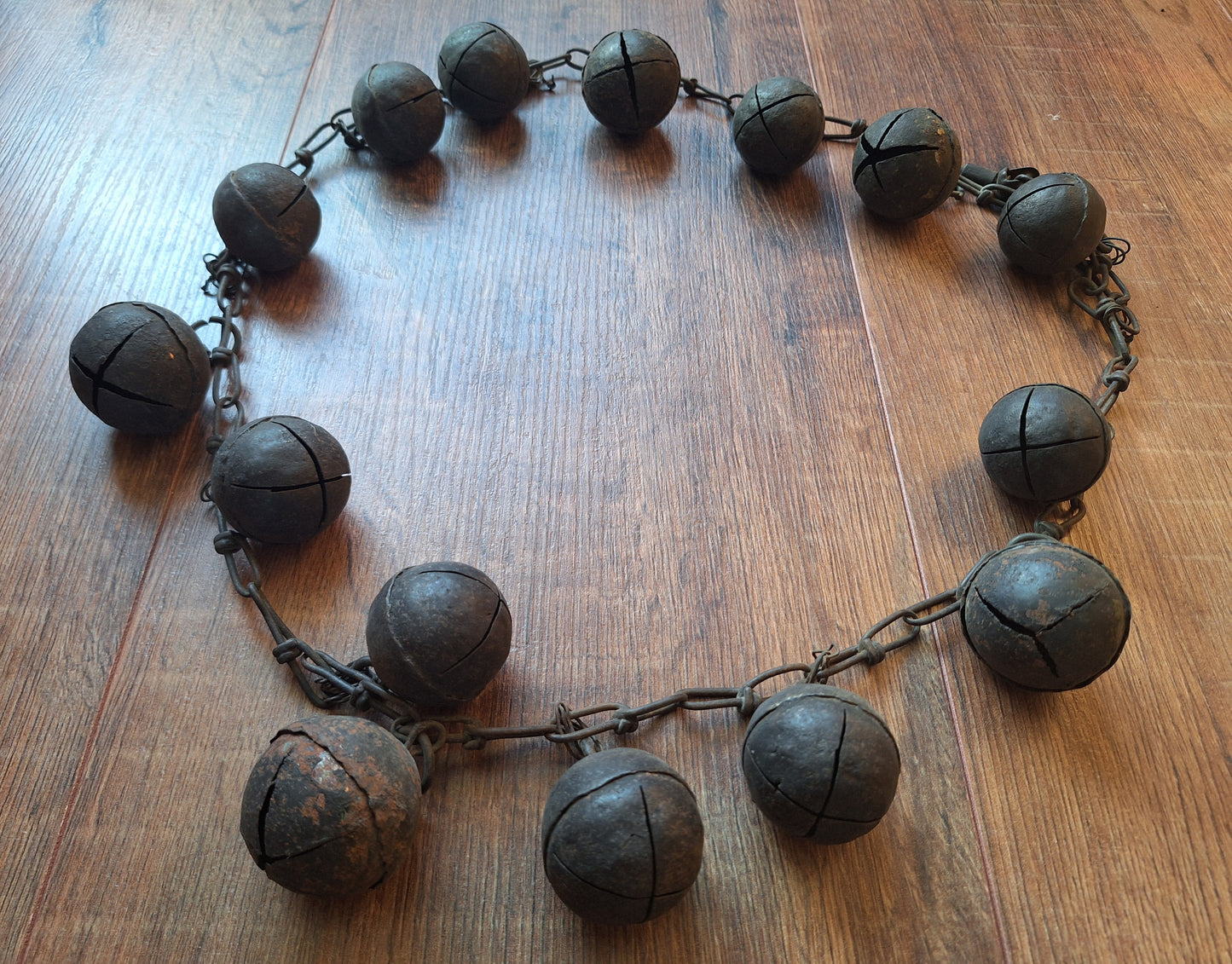 Old Nepalese shamanic bell chain #3