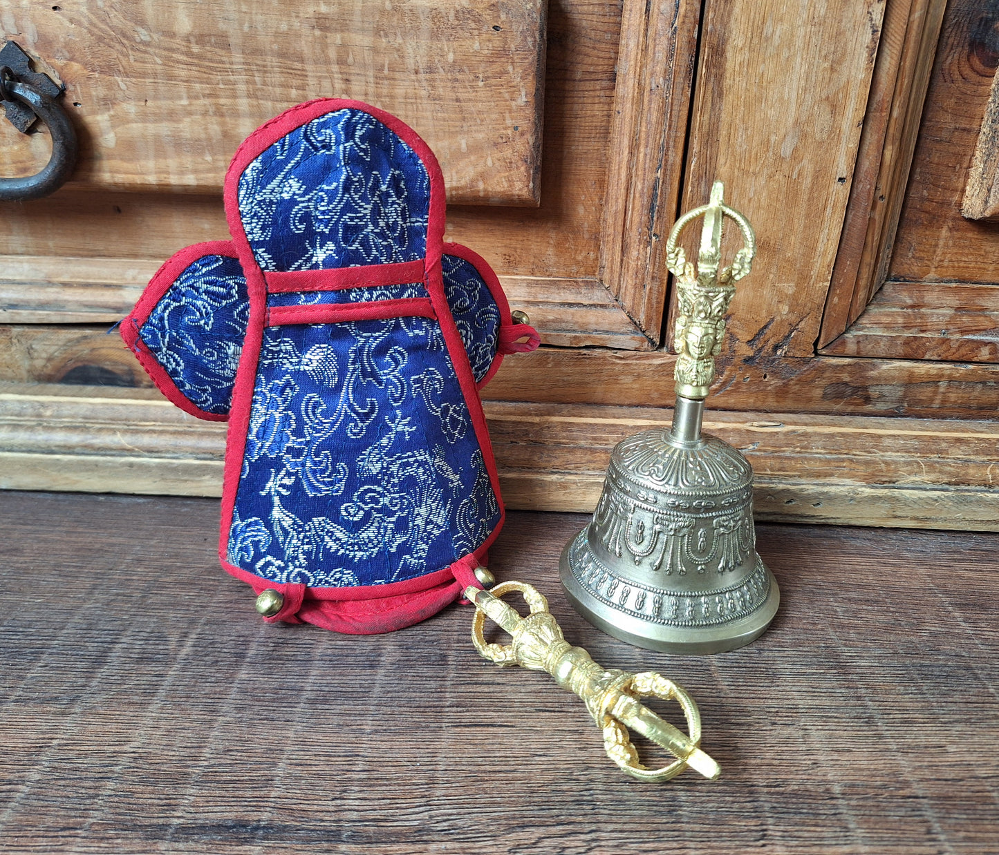 Tibetan buddhist bell and dorje set