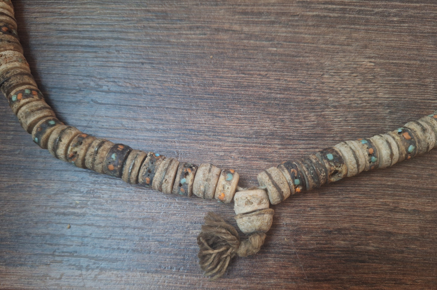 Old yak bone kapala mala