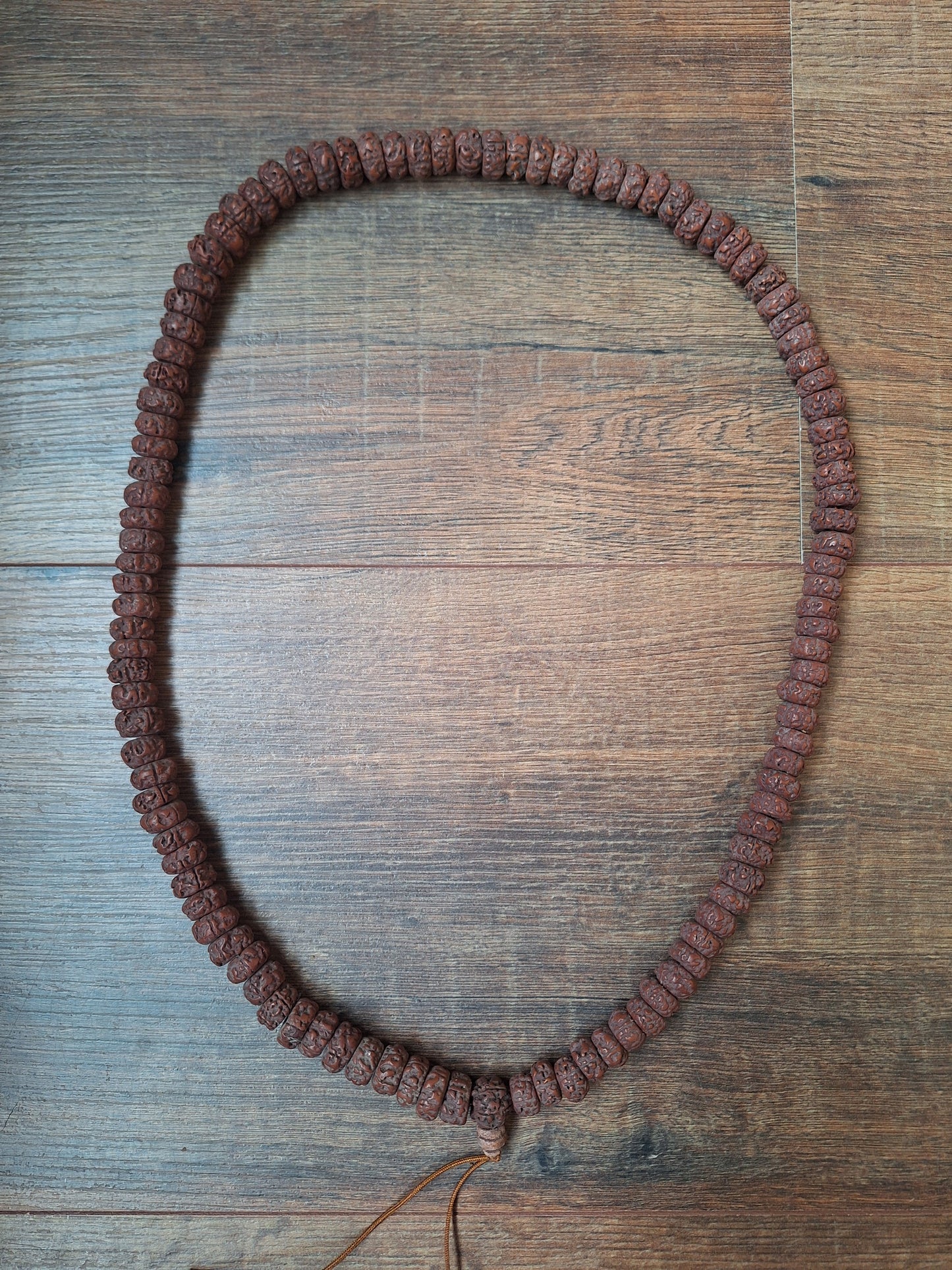 Vintage Nepalese rudraksha mala #23