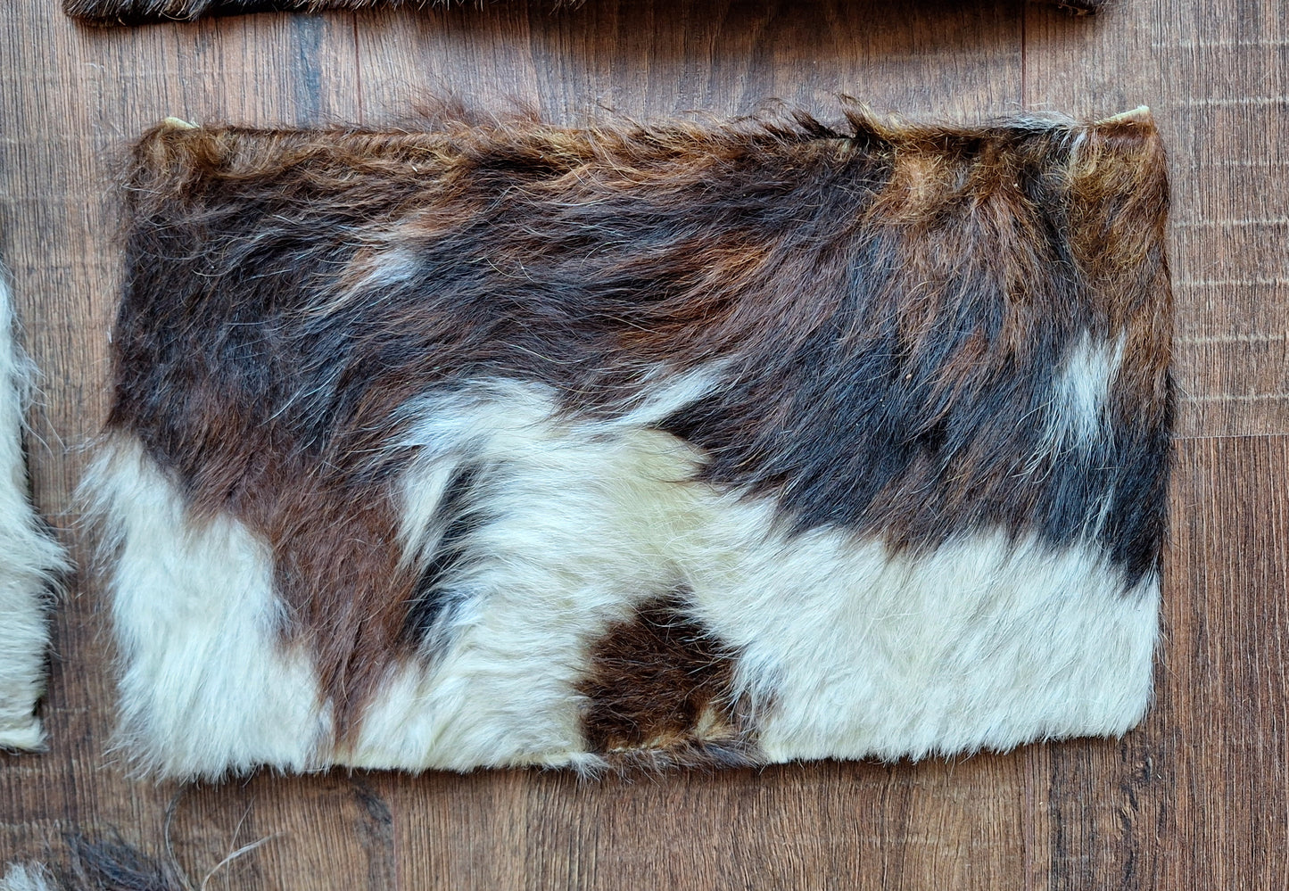 Cow hide crafting pieces