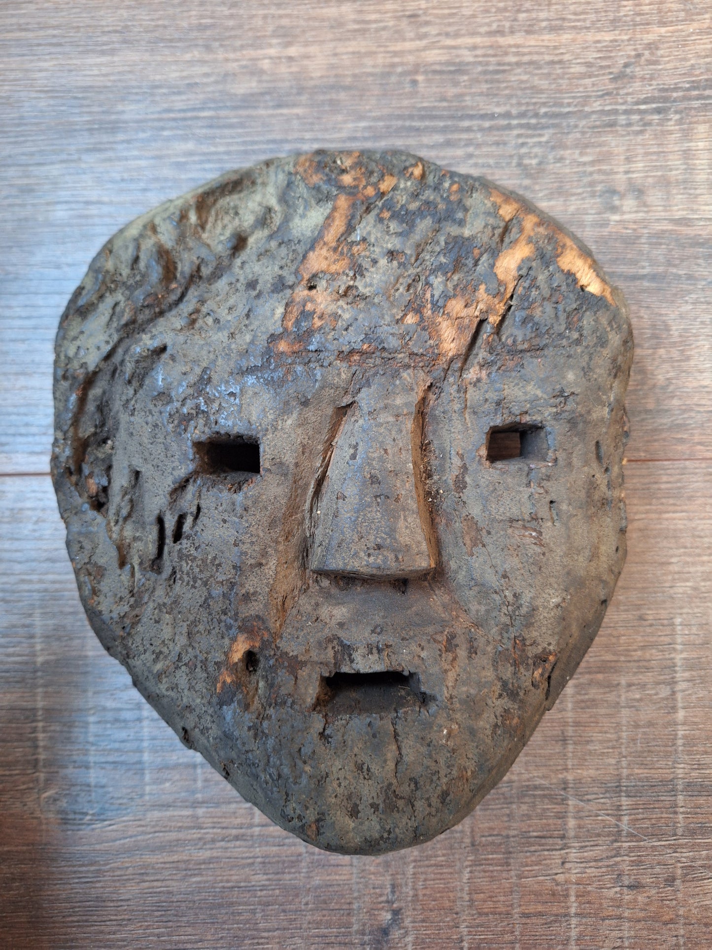 Antique Nepalese wooden mask