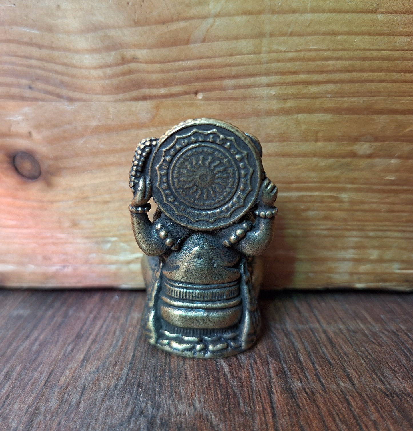 Small bronze Ganesha figurine