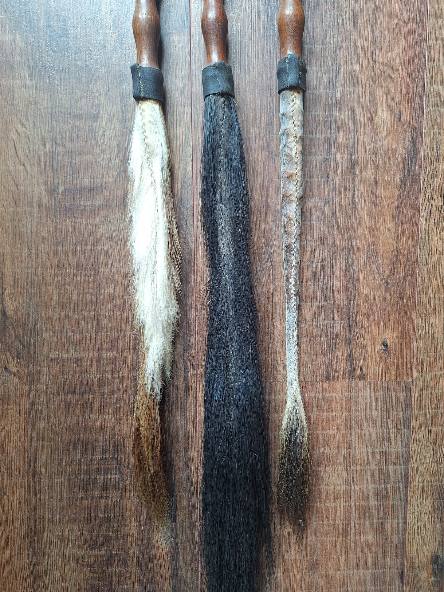 Vintage African fly whisks