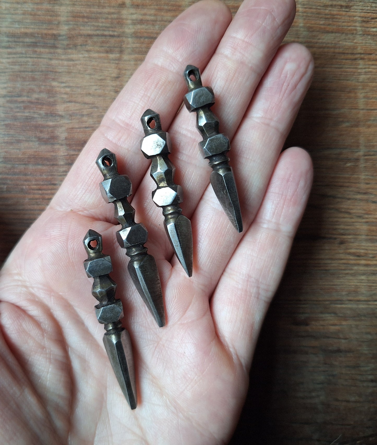 Iron phurba pendant