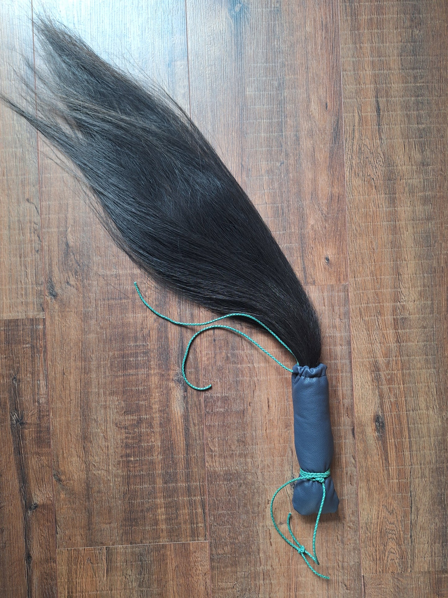 Horse tail shamanic whip