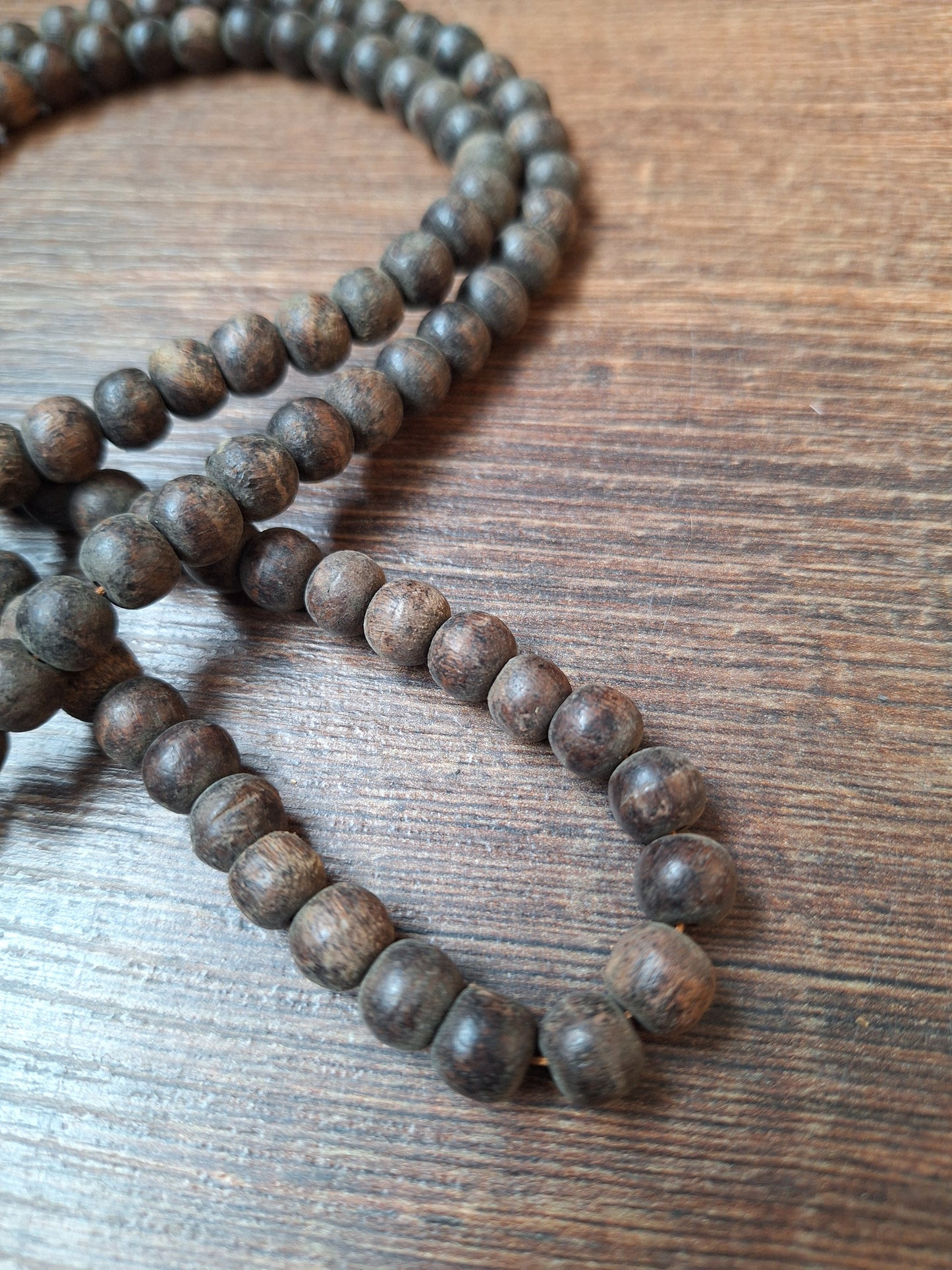 Vintage wooden mala