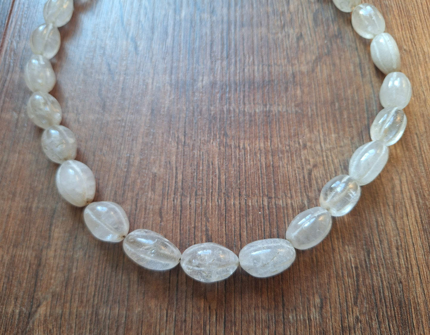 Vintage Himalayan quartz crystal necklace