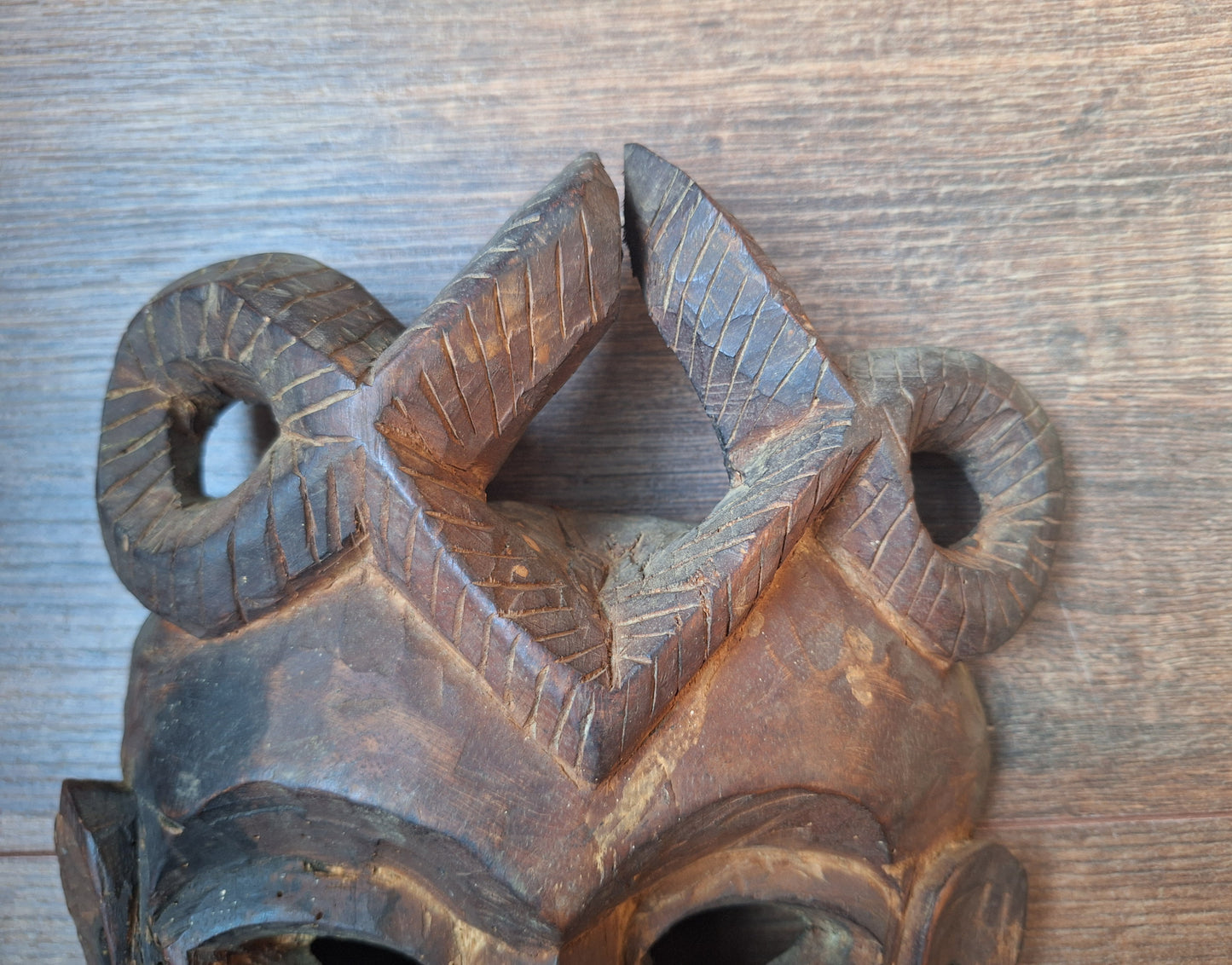 Old Nepalese wooden mask