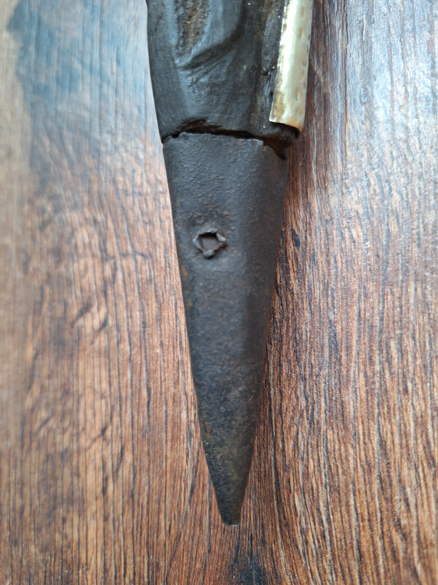 Antique wooden phurba #49
