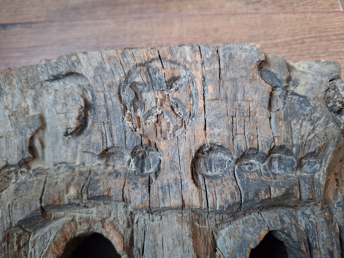 Antique Nepalese wooden mask