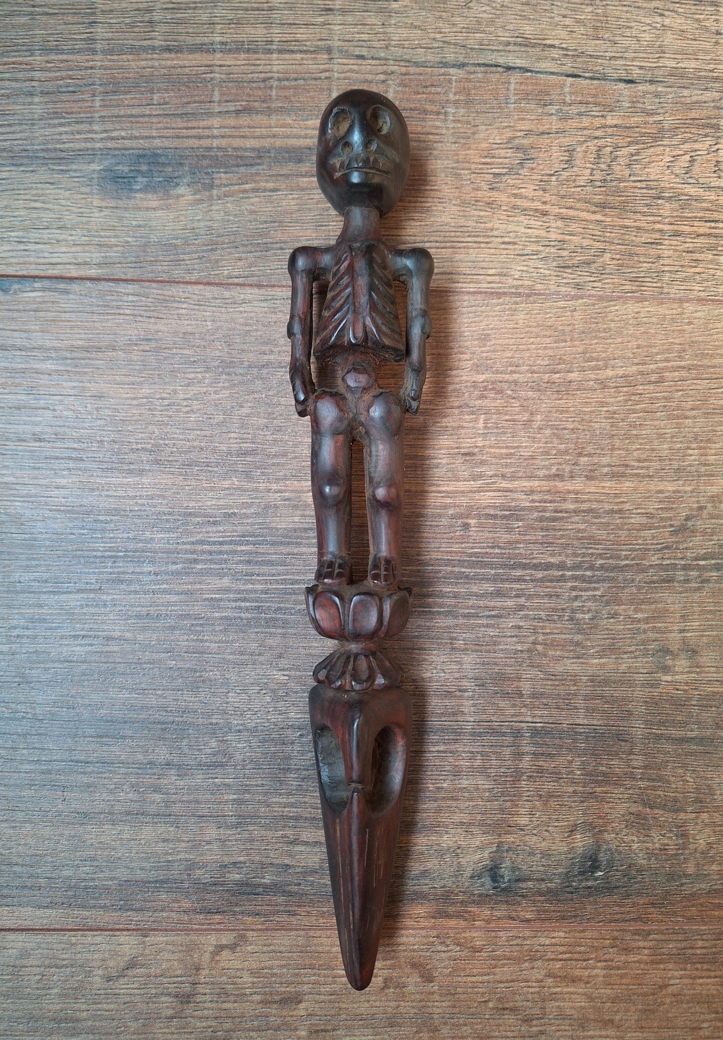 Wooden phurba Citipati