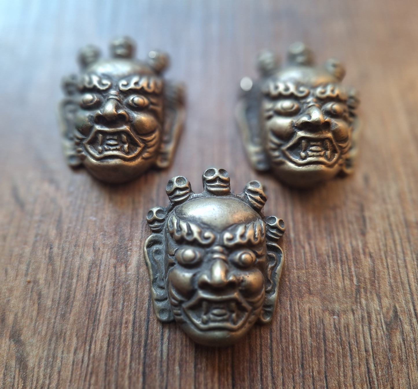 Bronze pendant Mahakala