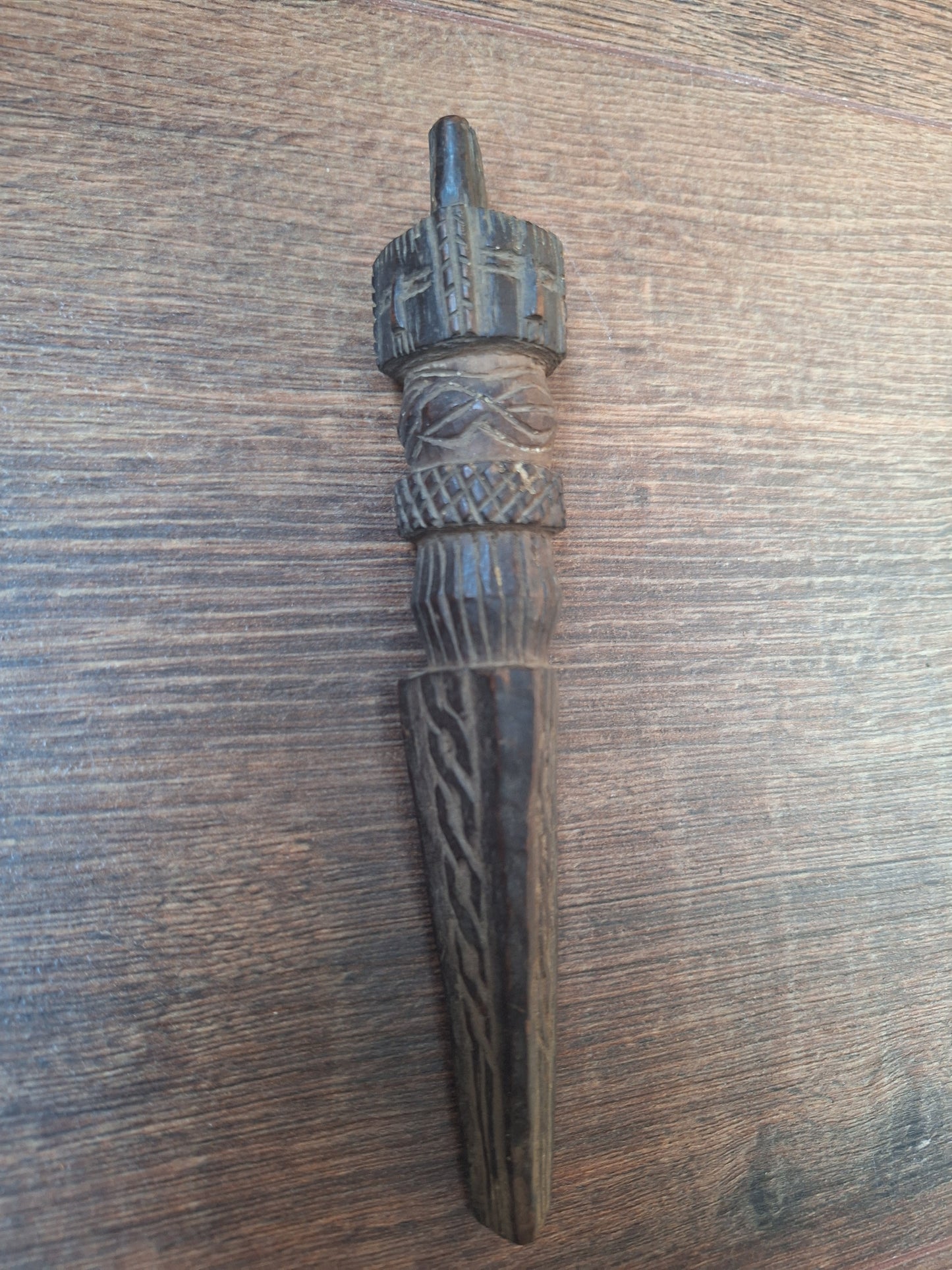 Antique wooden phurba #58