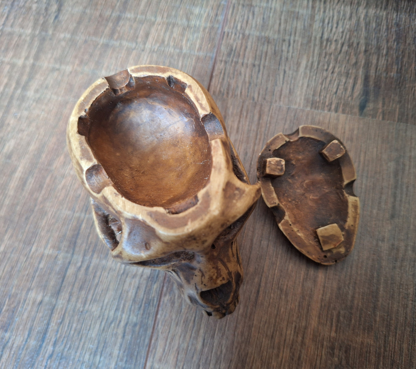 Resin monkey skull kapala