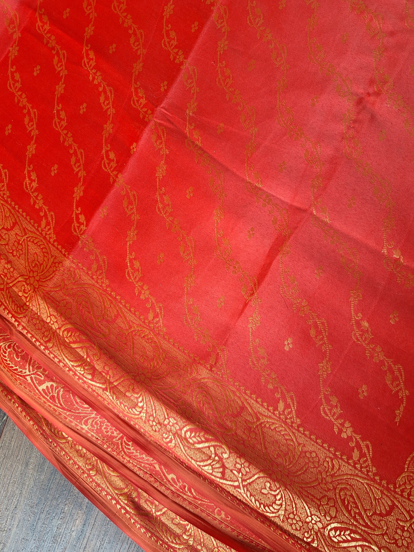 Banarasi silk saree fabric