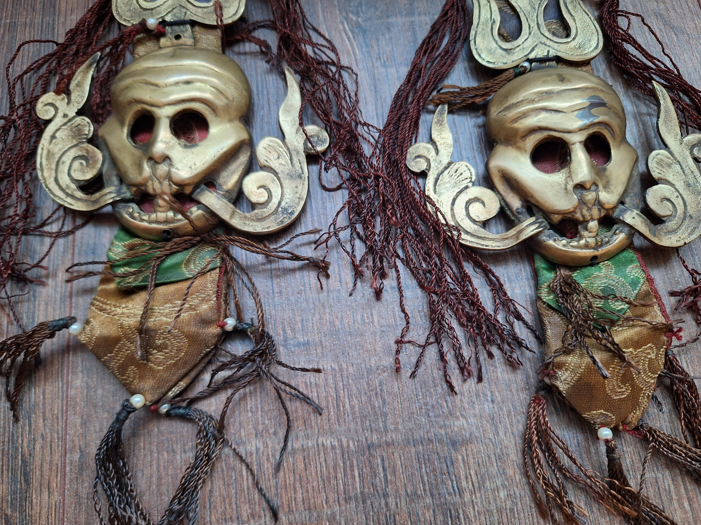 Vintage Tibetan amulet wallhanger Citipati