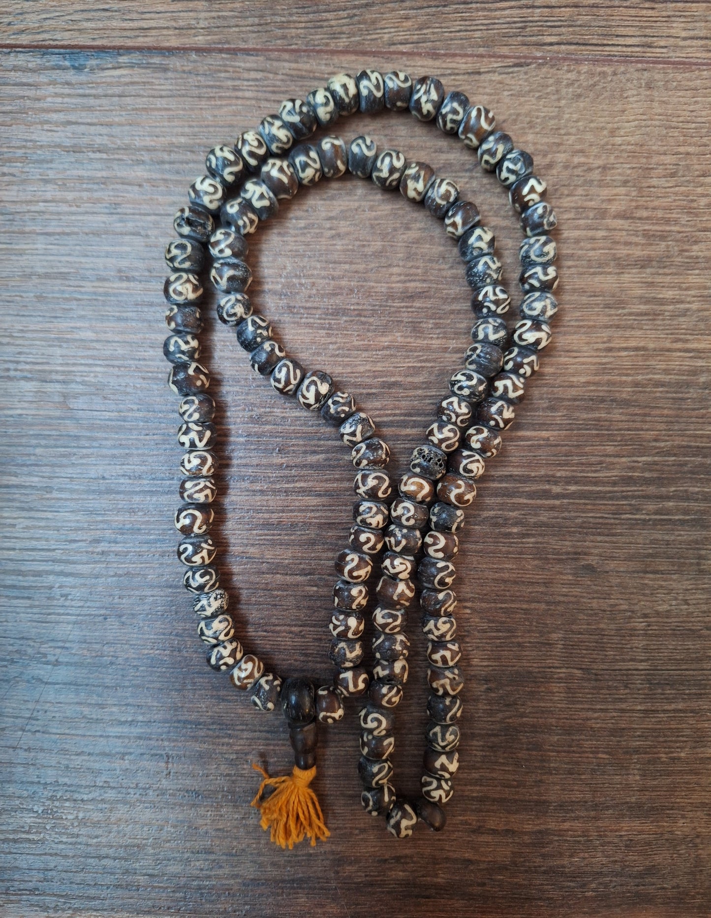 Vintage yak bone mala
