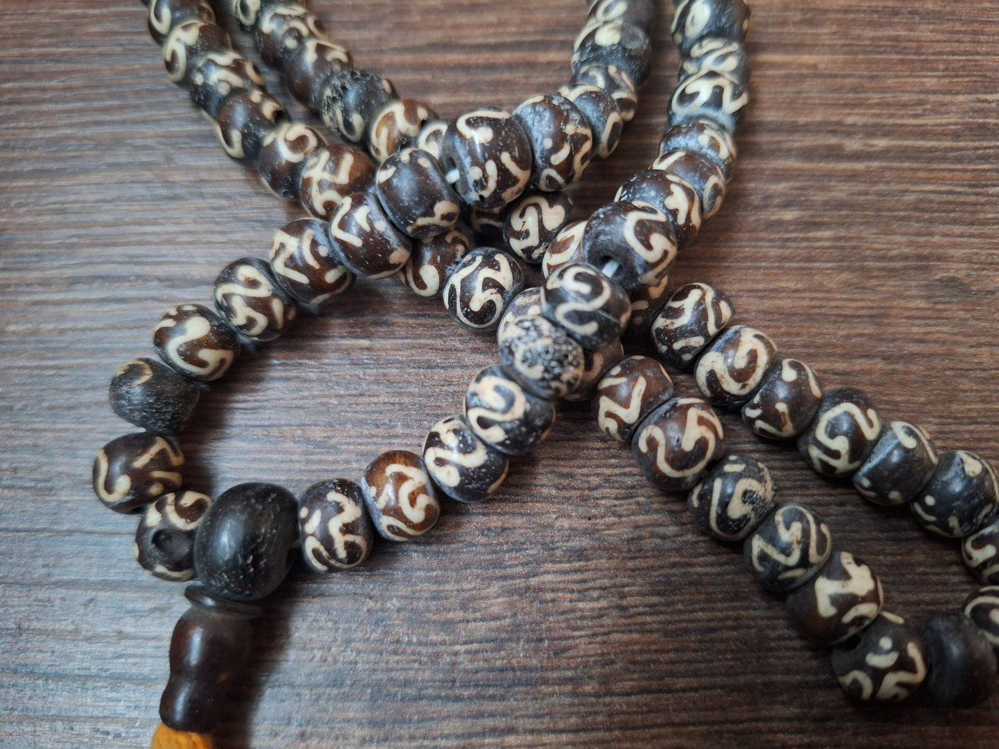 Vintage yak bone mala