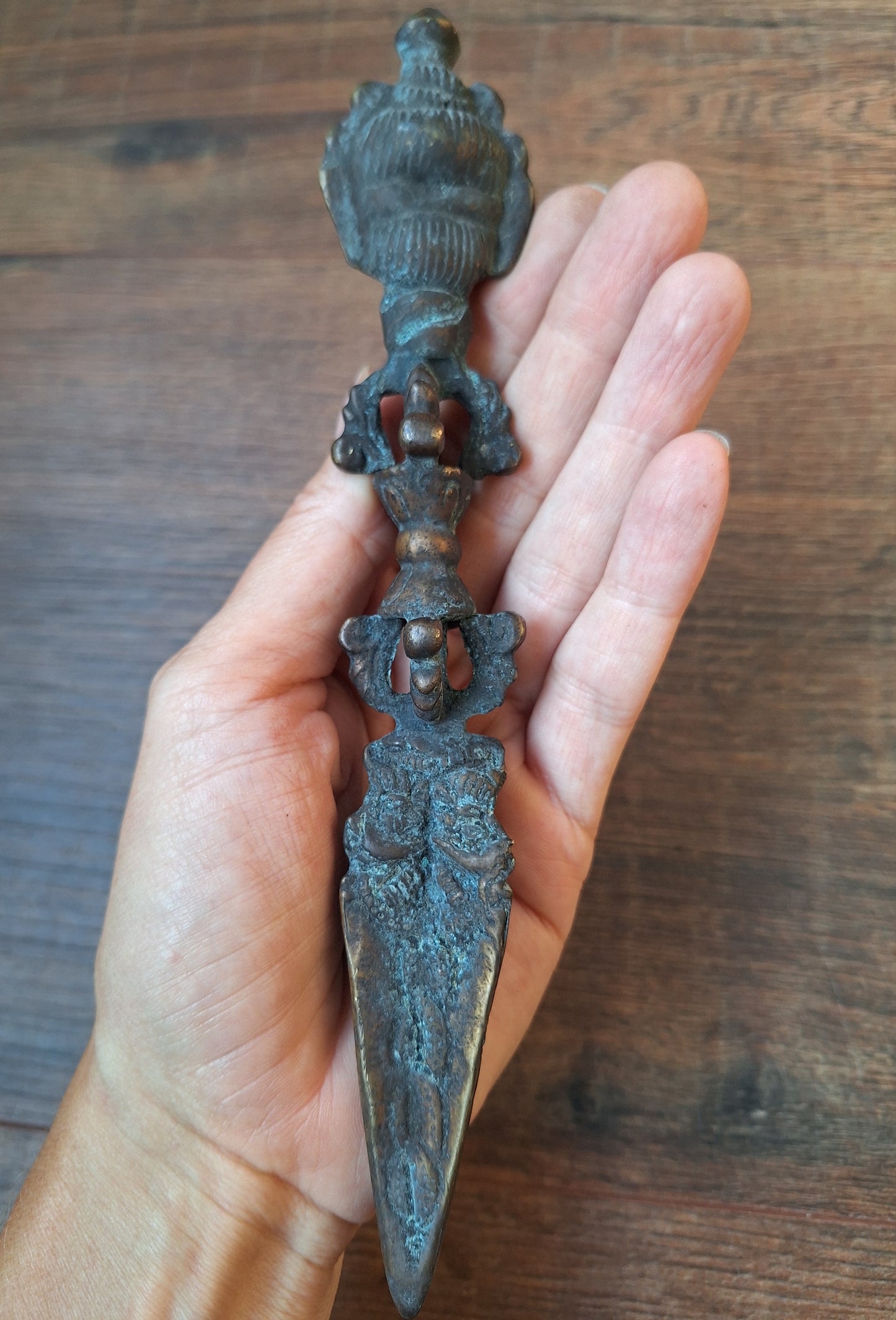 Antique bronze phurba #10