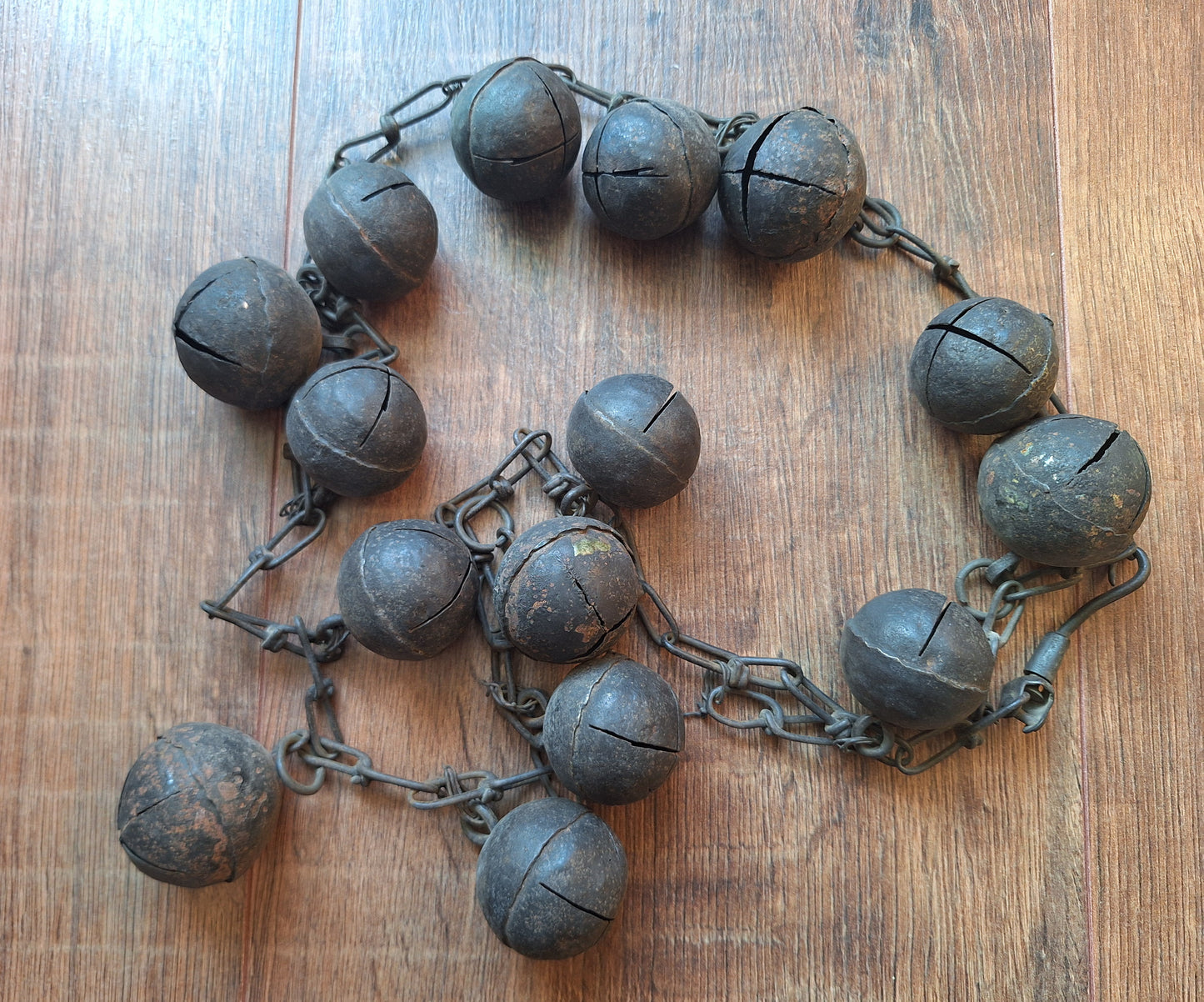 Old Nepalese shamanic bell chain #3