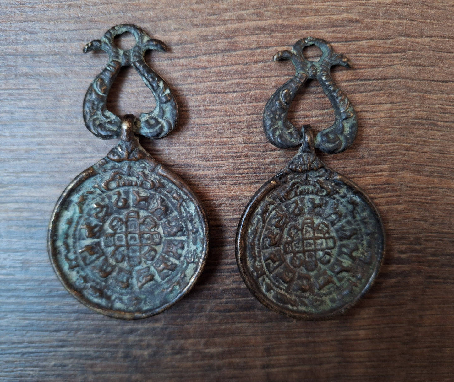 Old Nepalese melong Kali en Si Pa Ho 43 millimeters