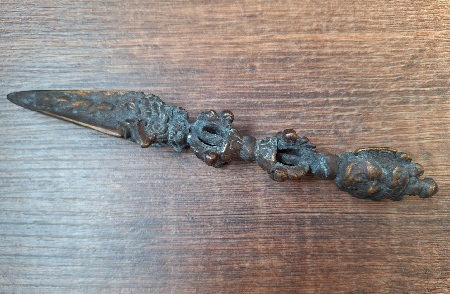 Antique bronze phurba #10