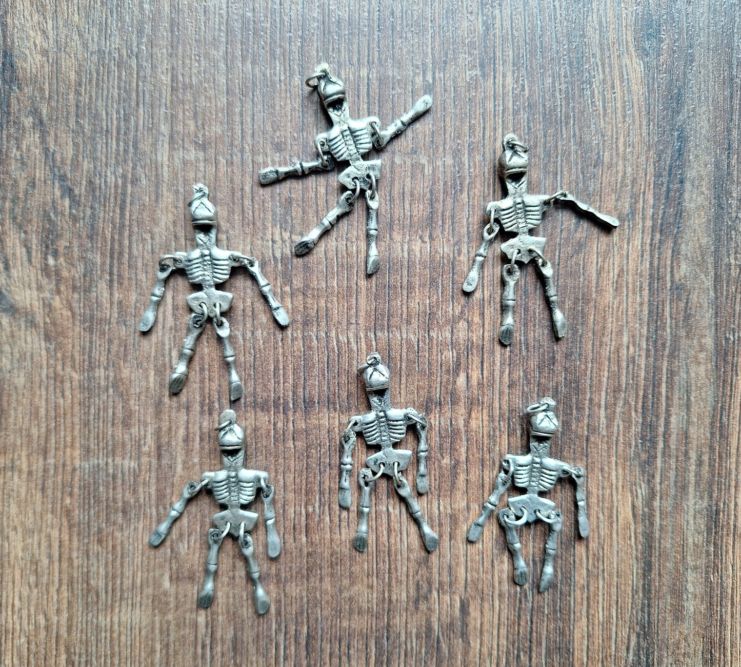 White metal pendant Skeleton