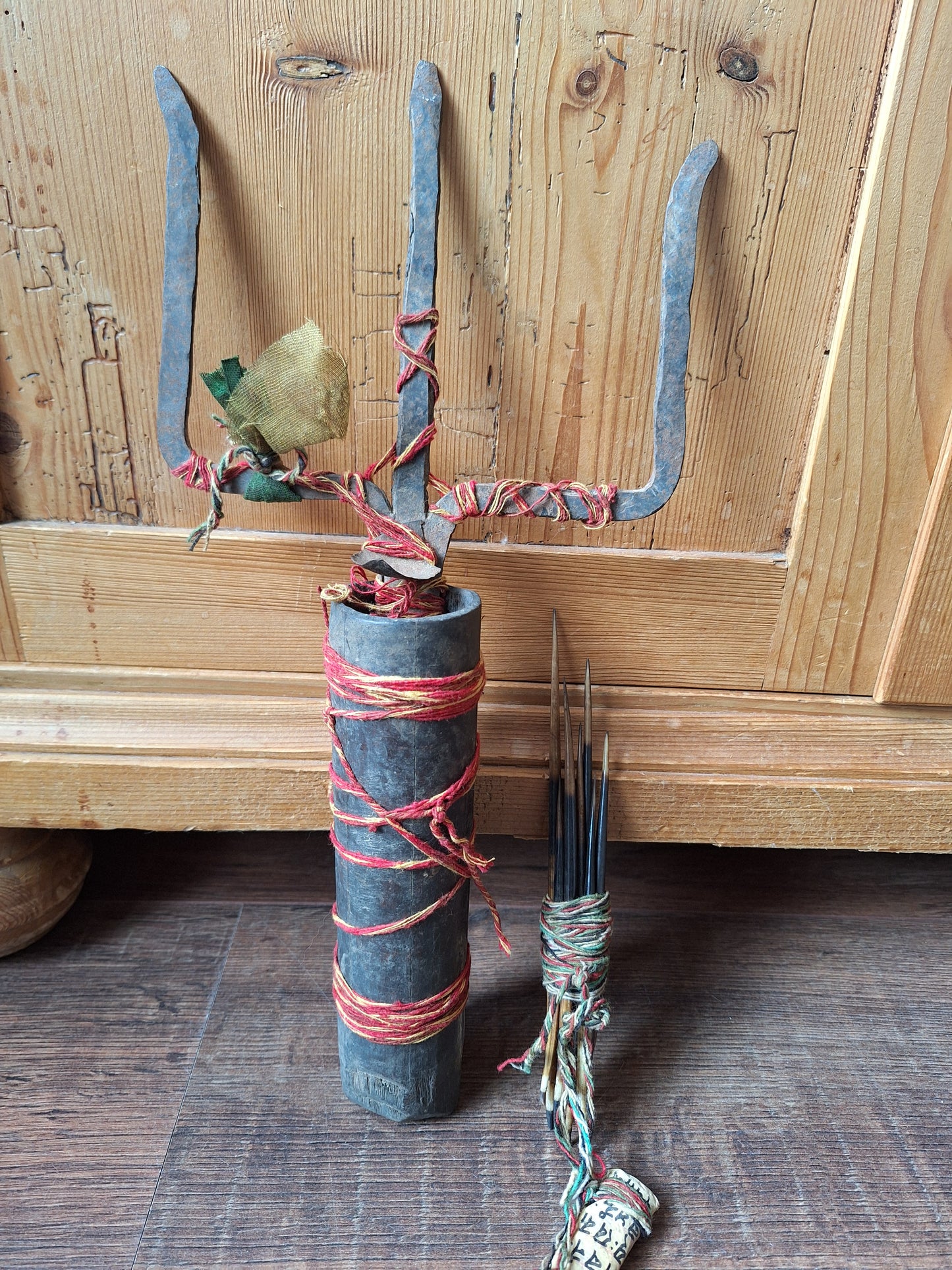 Old Nepalese shamanic trident set #1