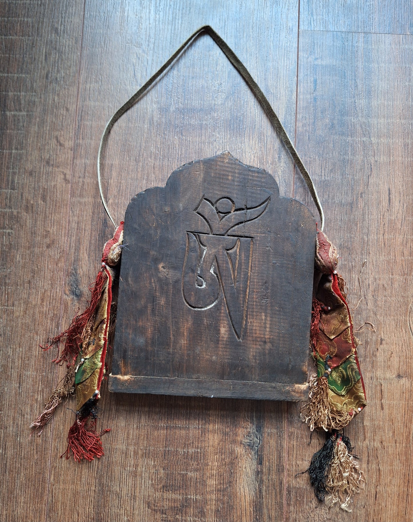Vintage wooden wallhanger Garuda