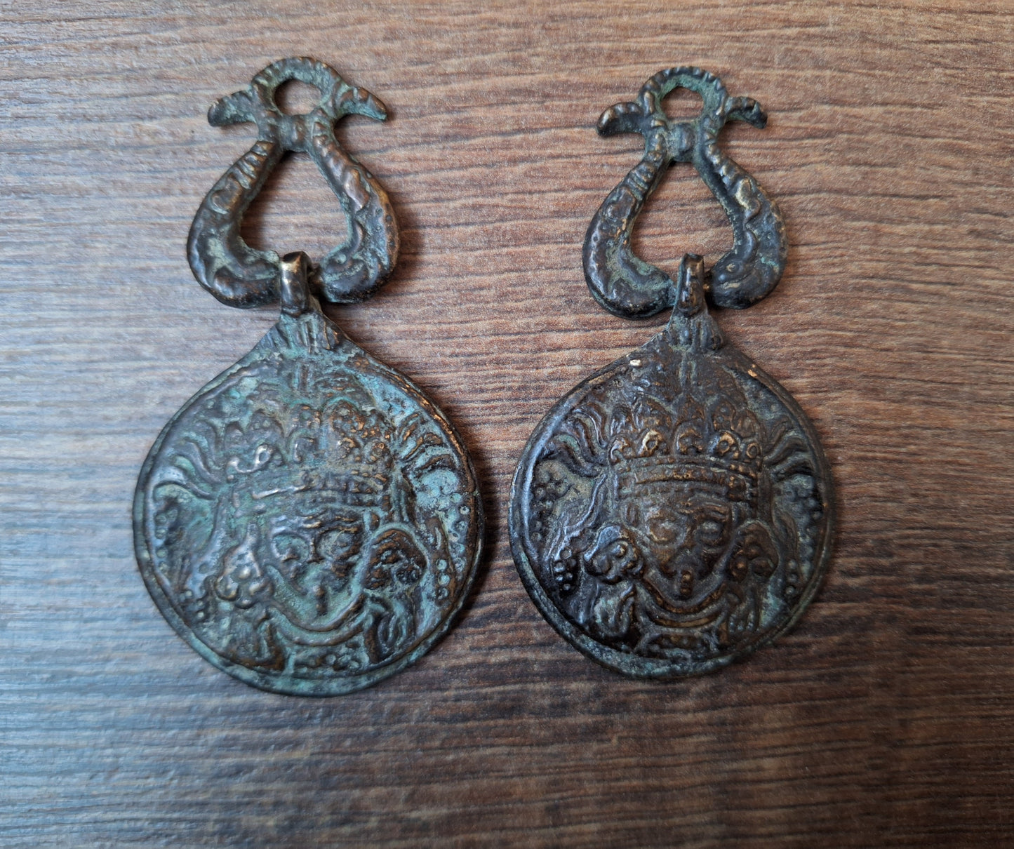 Old Nepalese melong Kali en Si Pa Ho 43 millimeters
