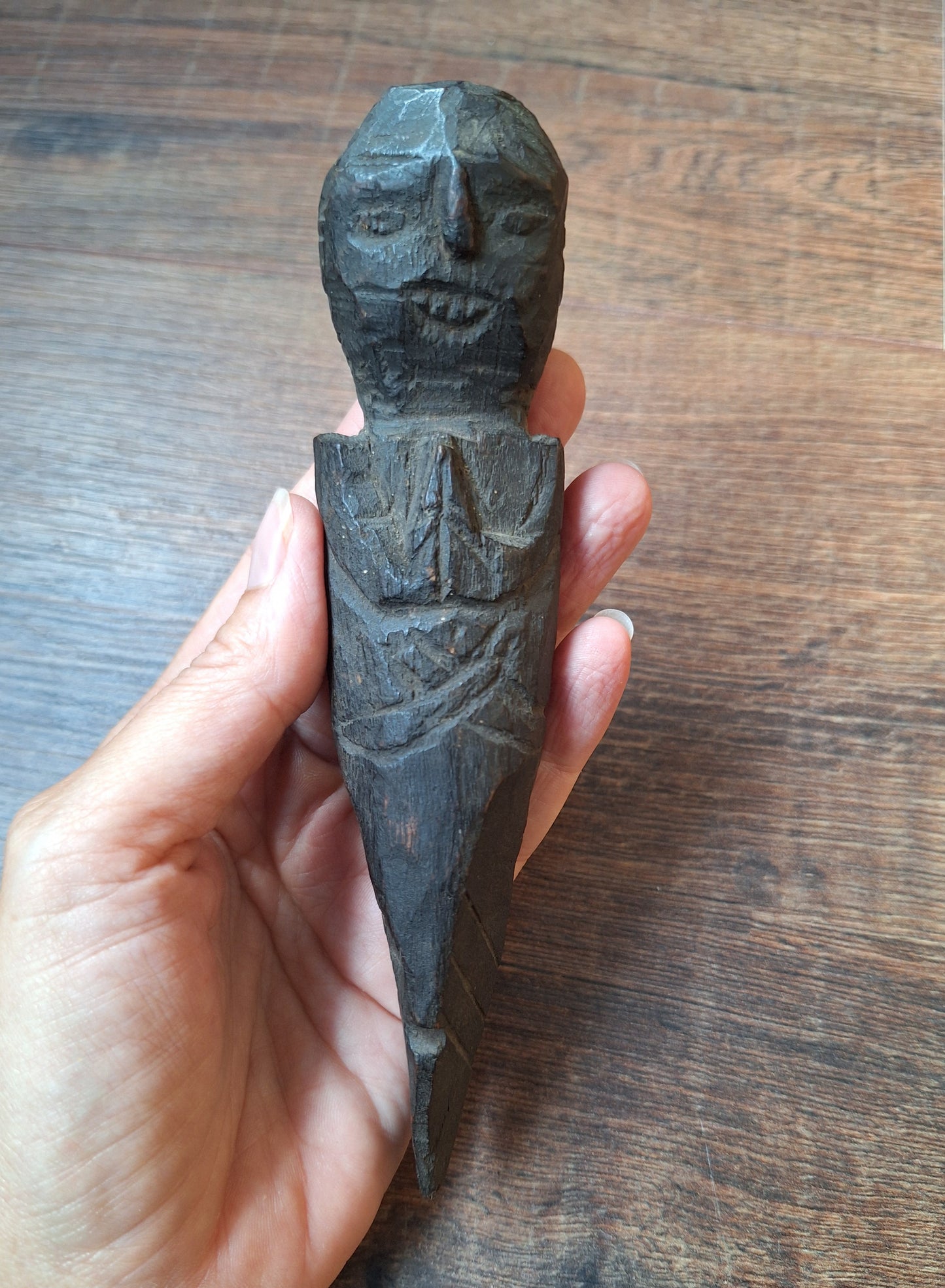 Antique wooden phurba #60