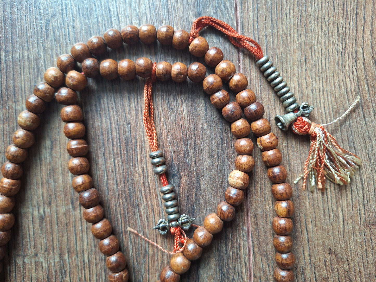 Vintage wooden mala
