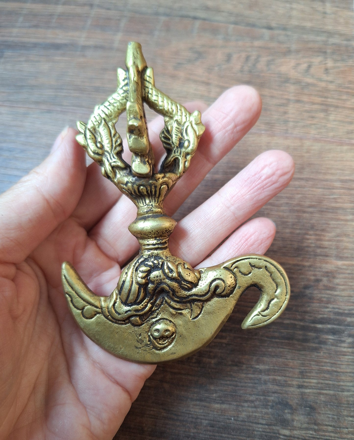 Vintage brass kartika