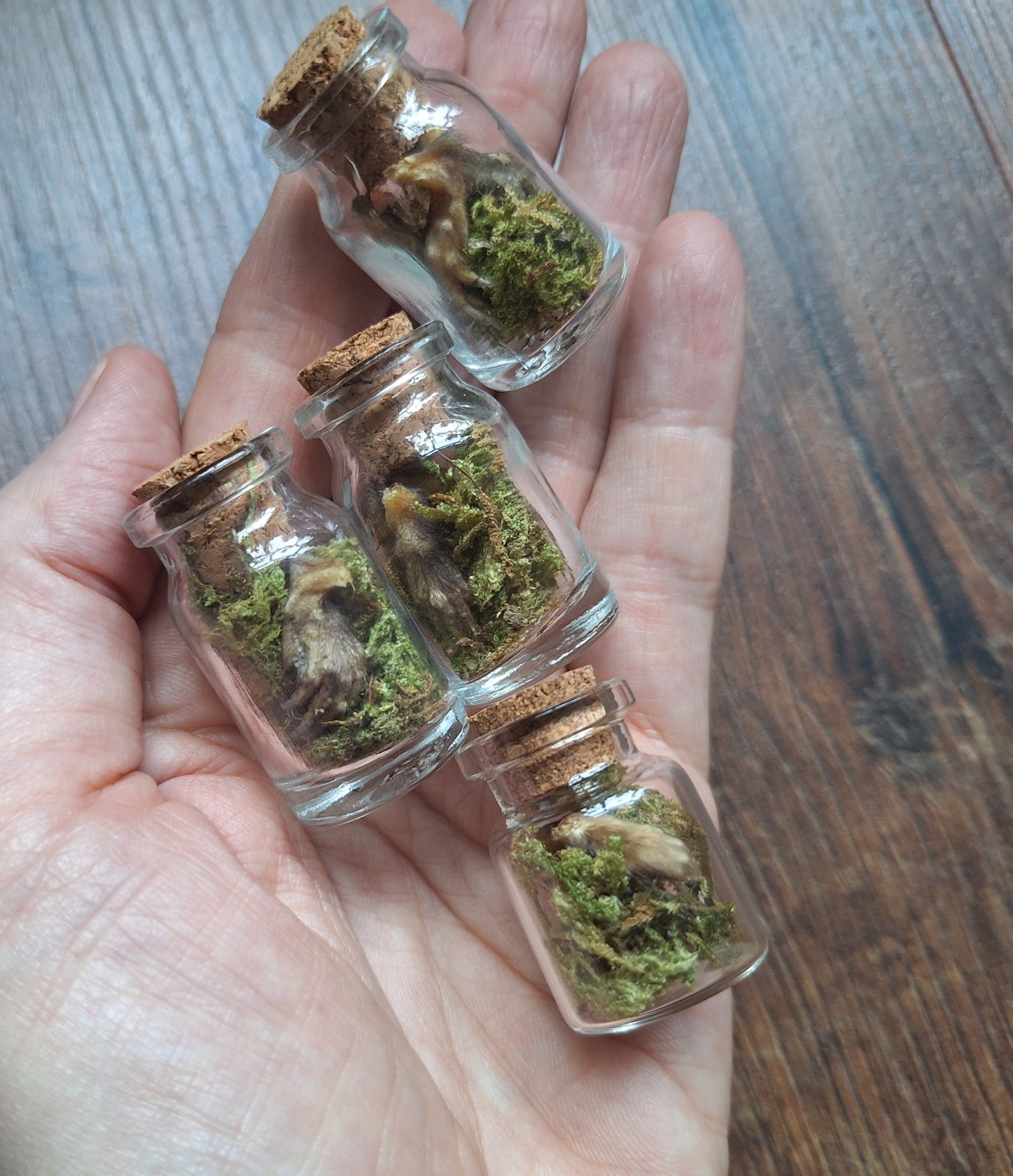 Mole paws bottle