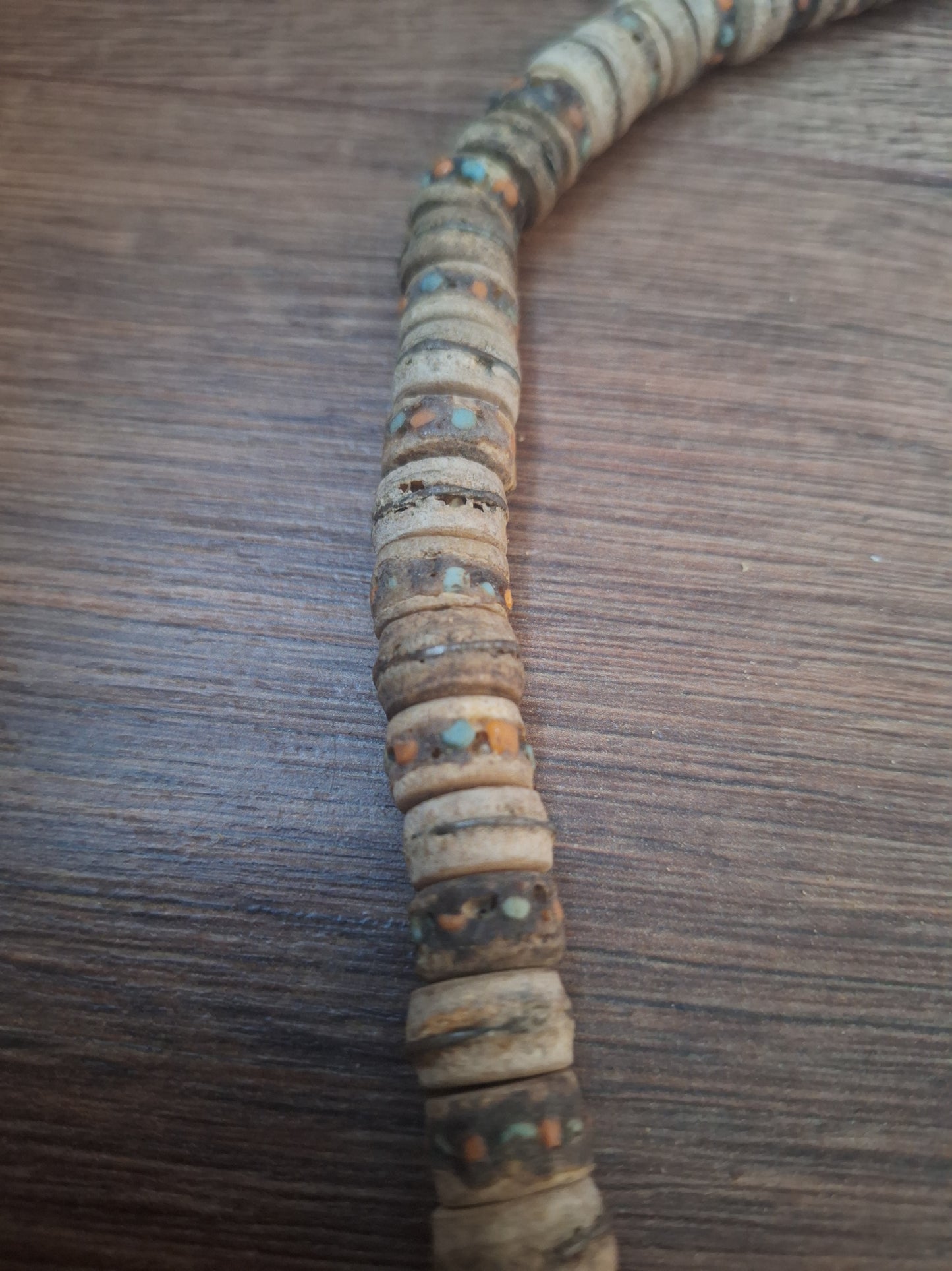 Old yak bone kapala mala
