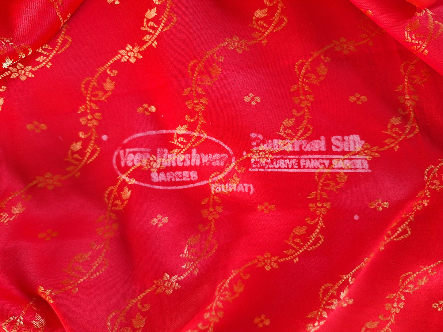 Banarasi silk saree fabric