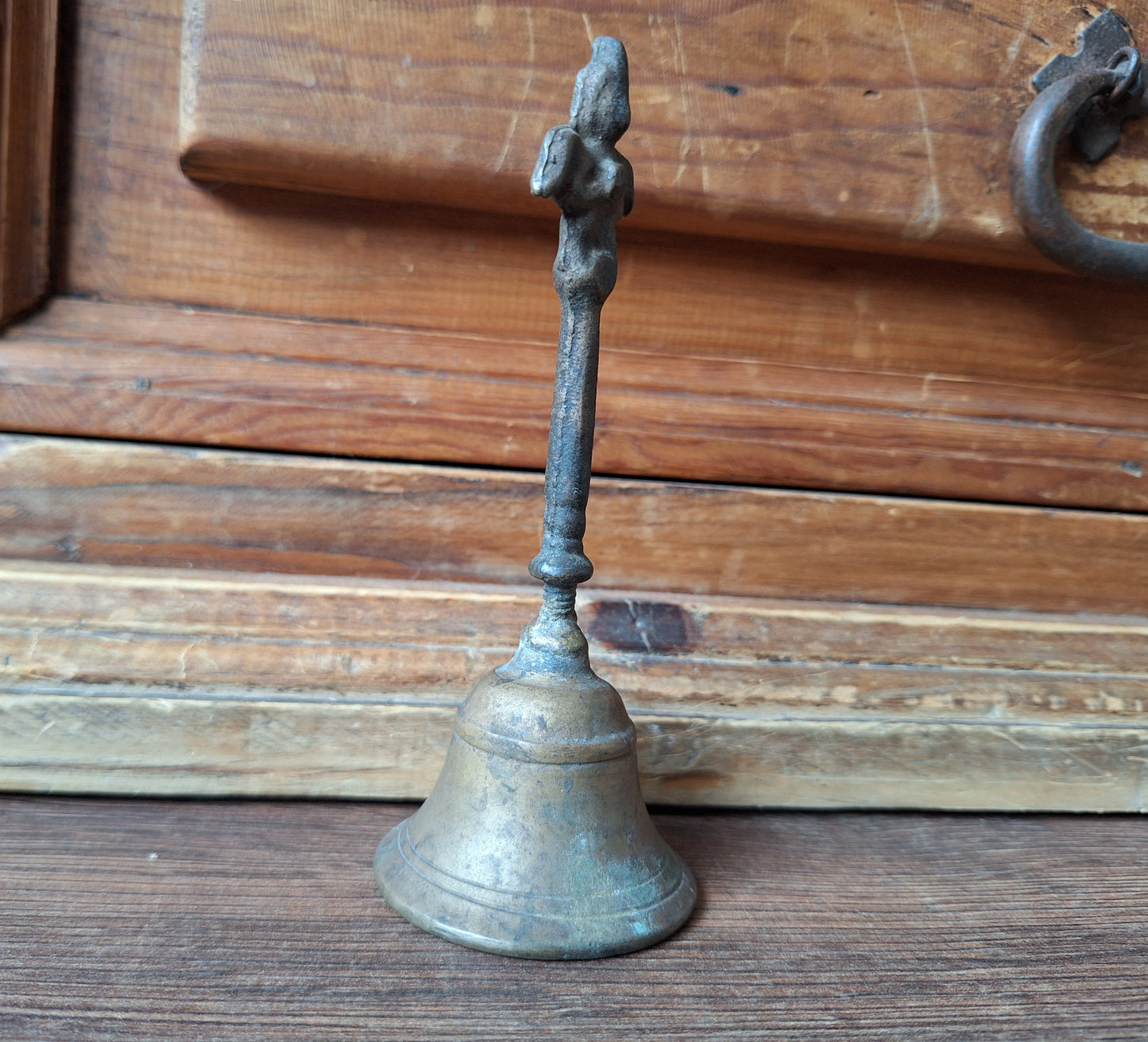 Antique bronze Garuda altar bell