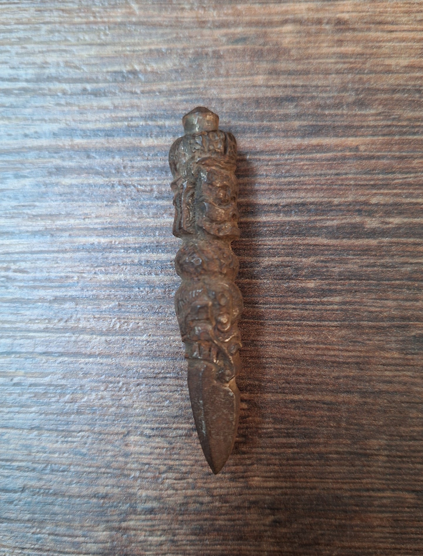 Old small iron phurba