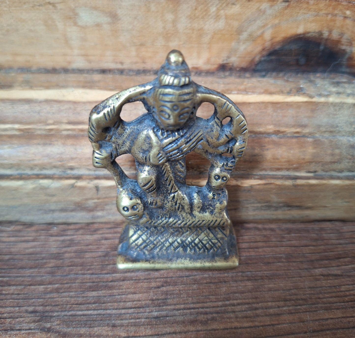Vintage brass Kali figurine