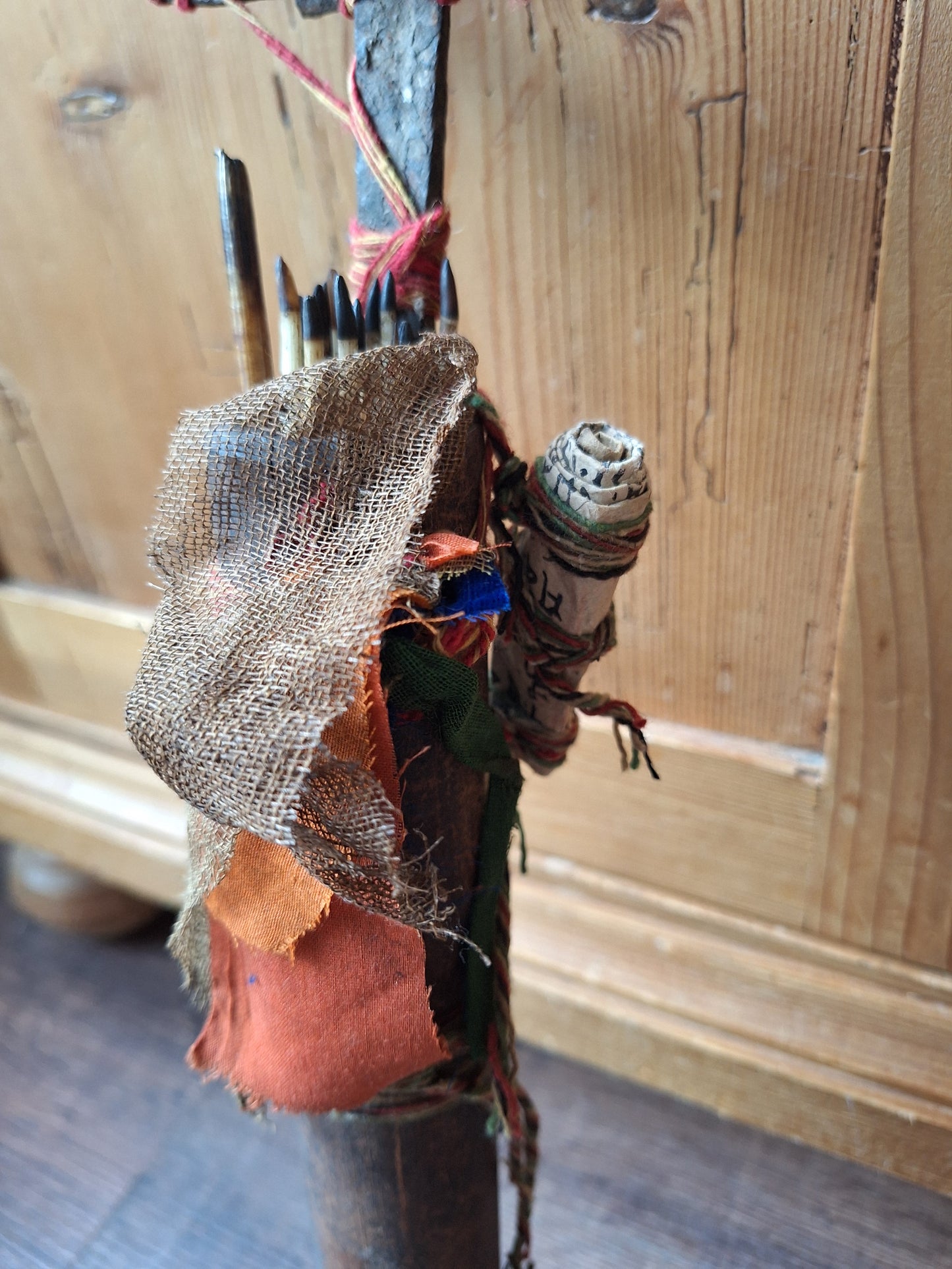 Old Nepalese shamanic trident set #3