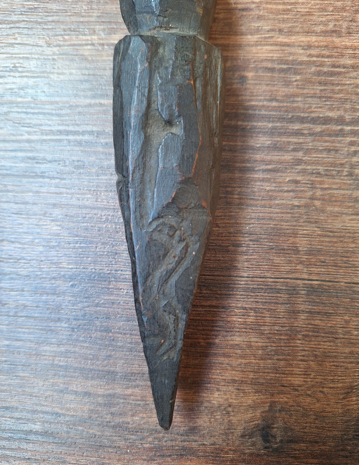 Antique wooden phurba #60